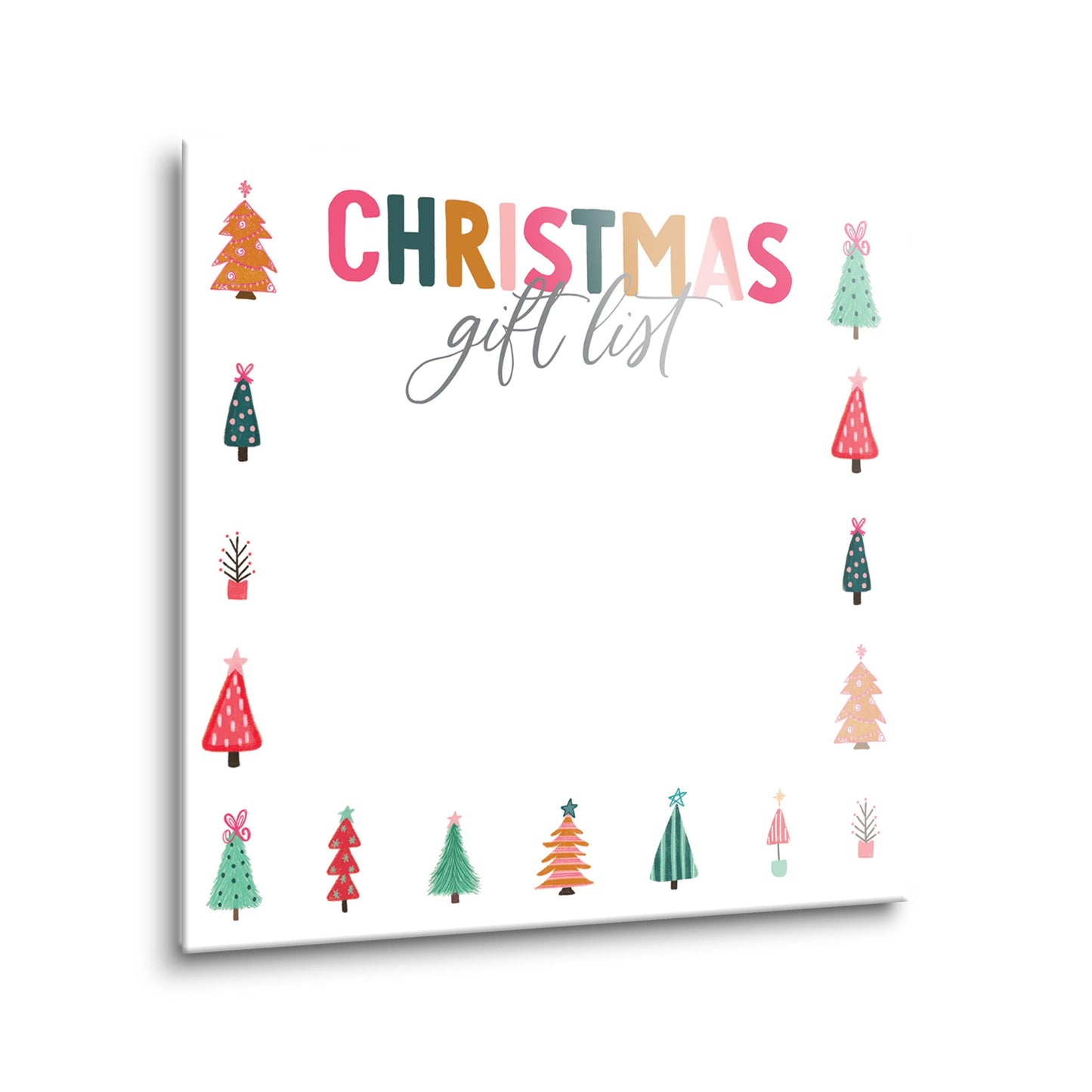 Clairmont & Co Whimsy Bright Christmas Gift List | 8x8