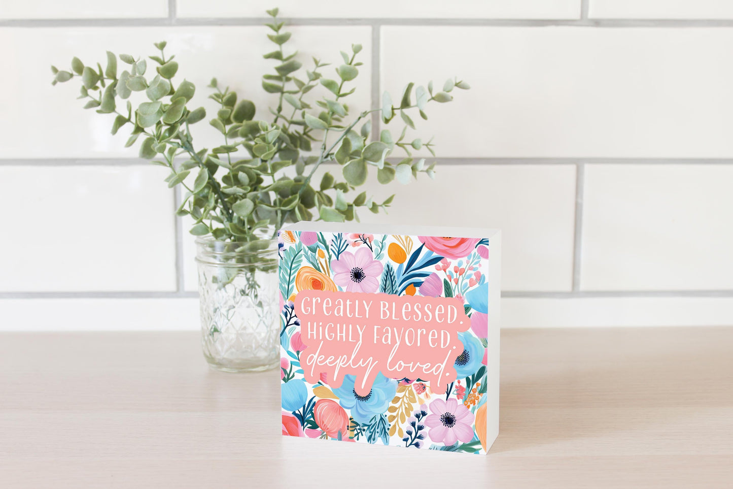 Floral Spring Deeply Loved | 5x5