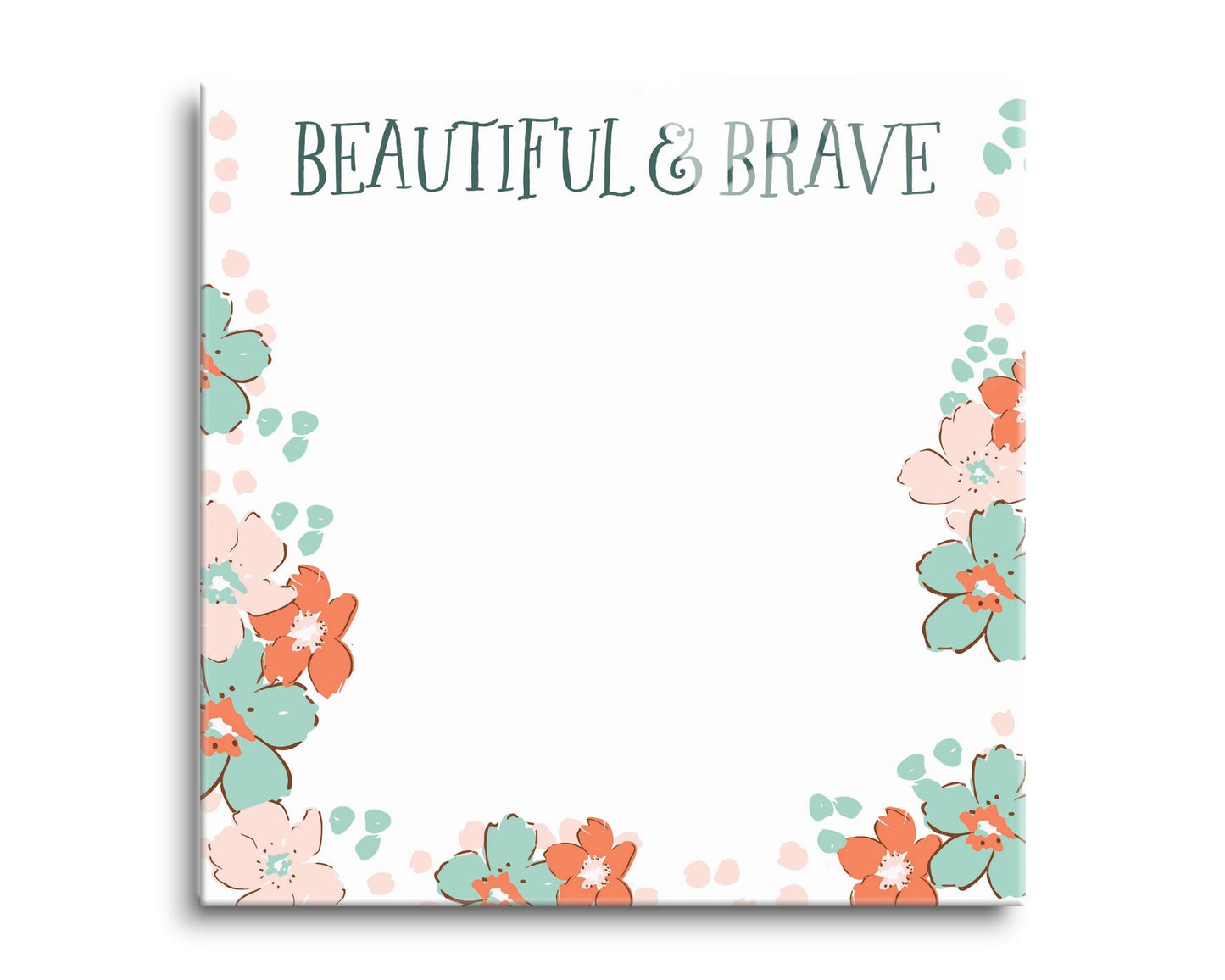 Clairmont & Co Faith Beautiful & Brave Notes | 8x8