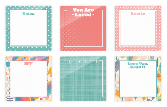 Besties Collection Clear Reminder Pre-Pack | 24 Pieces