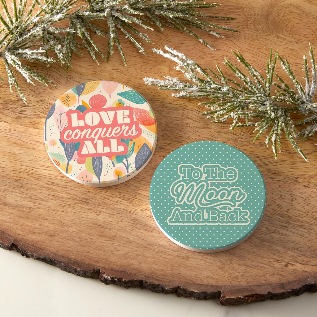 Valentine's Offset Car Coaster Set 1 | 2.65x2.65