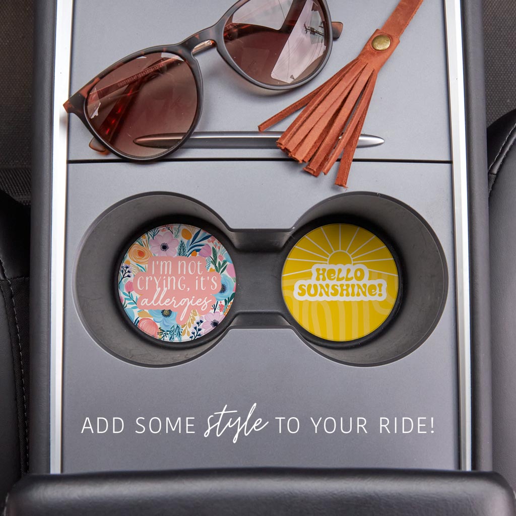 Spring Offset Car Coaster Set 2 | 2.65x2.65