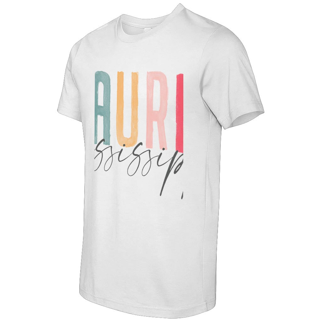 Bella + Canvas     Unisex Vertical Print     TShirt-Colorful State & Town-LAUREL,Ms     Bella + Canvas Premium T-shirt