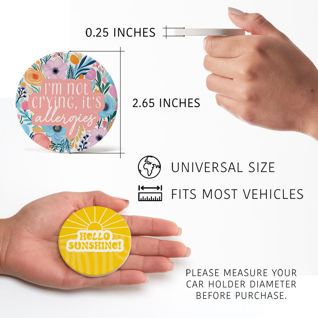Spring Offset Car Coaster Set 2 | 2.65x2.65
