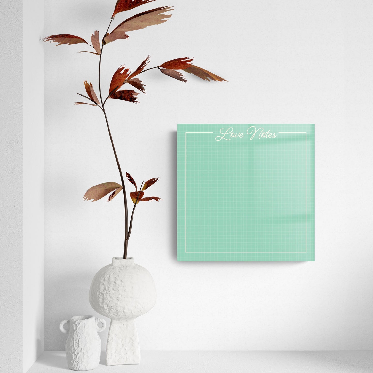 Valentine's Tracker Green Hatch Love Notes | 8x8