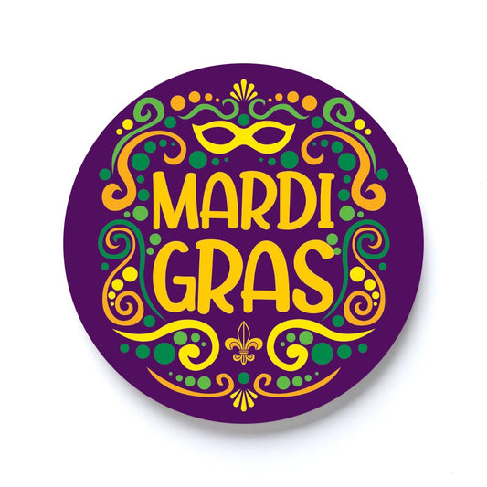 Mardi Gras Decorative Pattern | 2.65x2.65