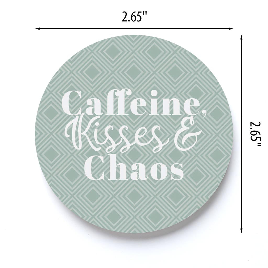 Mother's Day Caffeine Kisses & Chaos Green | 2.65x2.65