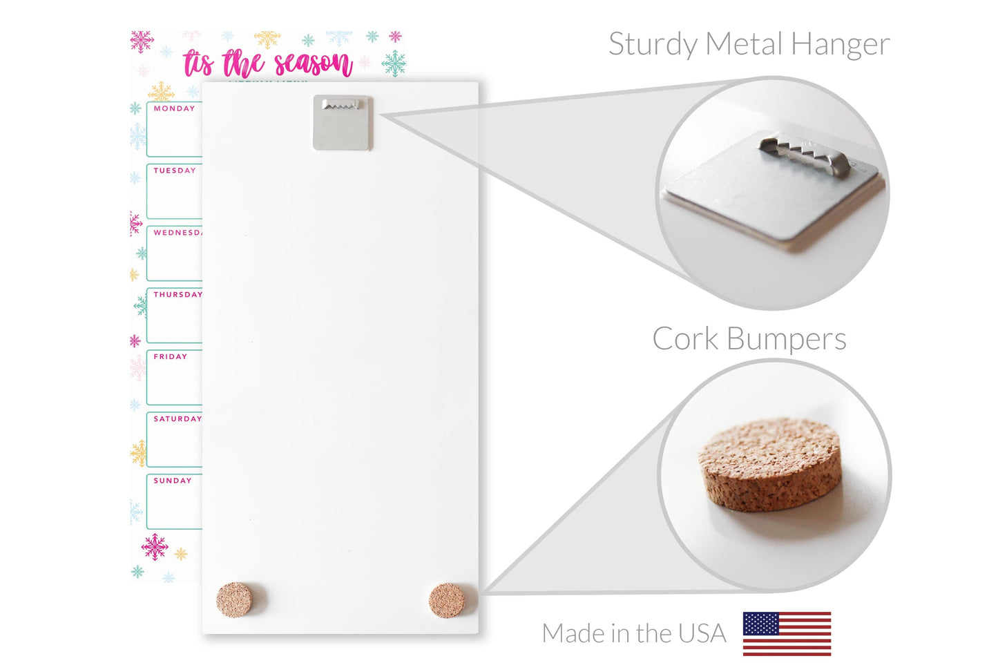 Pink Candyland Nutcracker Menu Board | 8x16