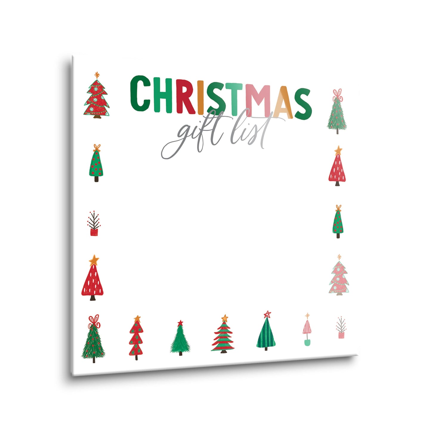 Clairmont & Co Whimsy Trad Christmas Gift List | 8x8