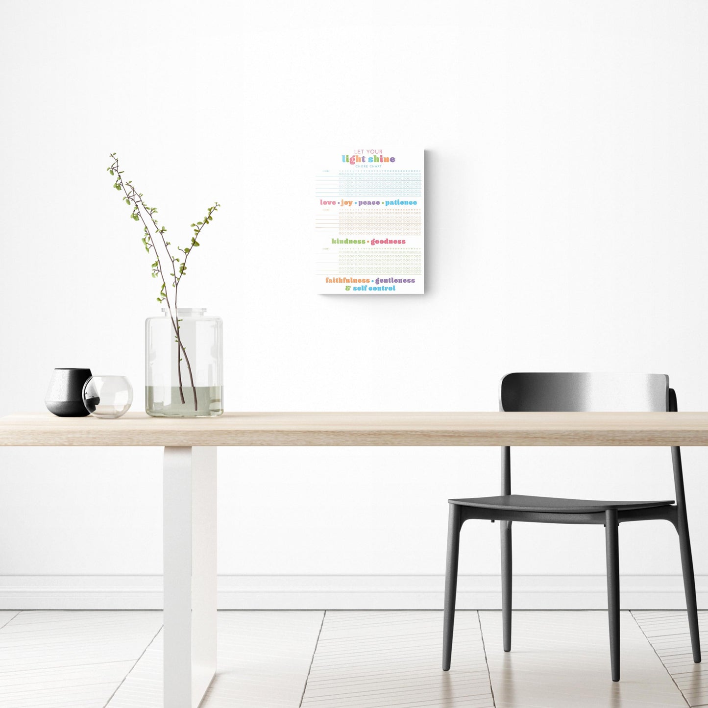 Children's Fruits of the Spirit Habit Tracker | 12x16