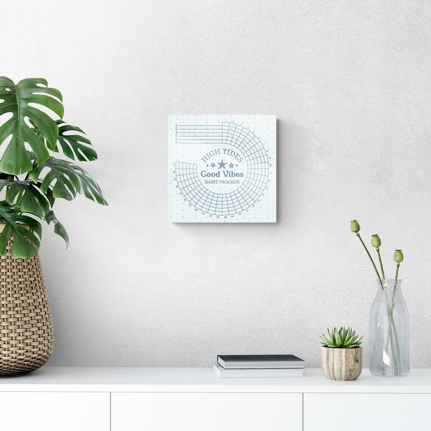 Coastal High Tides Good Vibes | 12x12