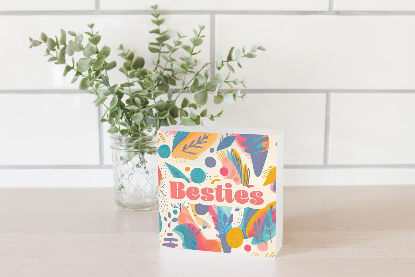 Valentine's Day Besties Abstract Pattern | 5x5