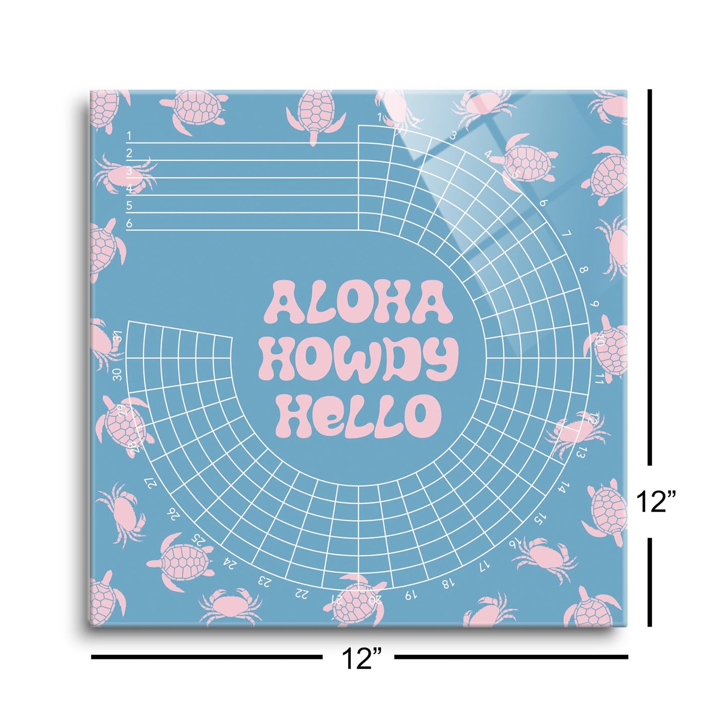 Coastal Aloha Howdy Hello | 12x12