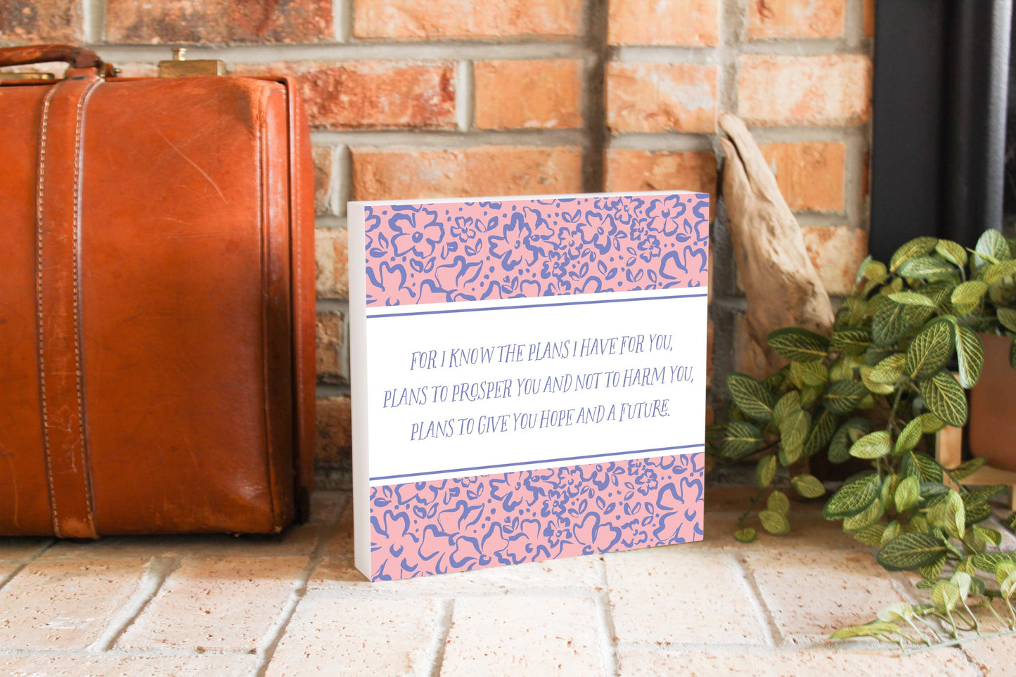 Clairmont & Co Faith For I Know The Plans | 10x10