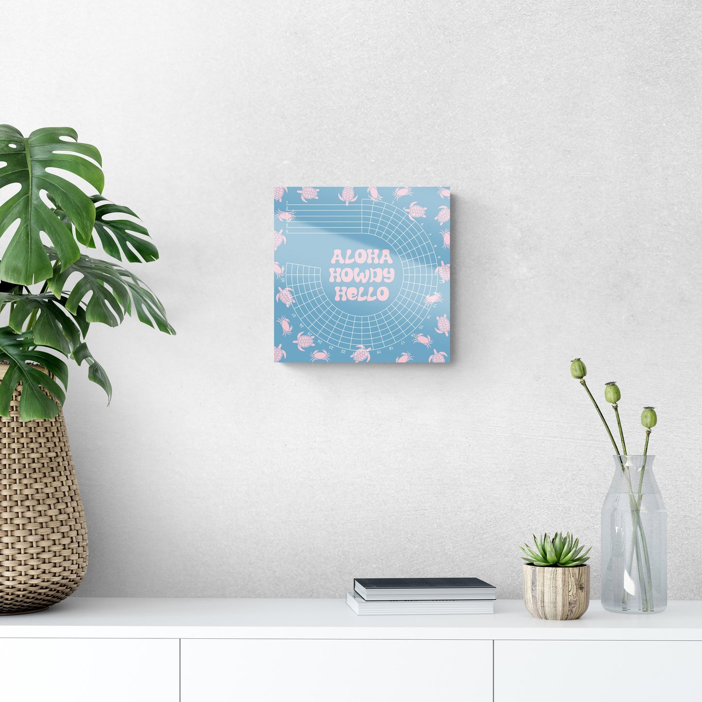 Coastal Aloha Howdy Hello | 12x12