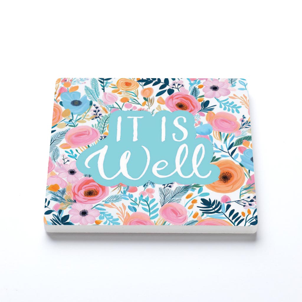 Spring Pastel It Is Well | 4x4