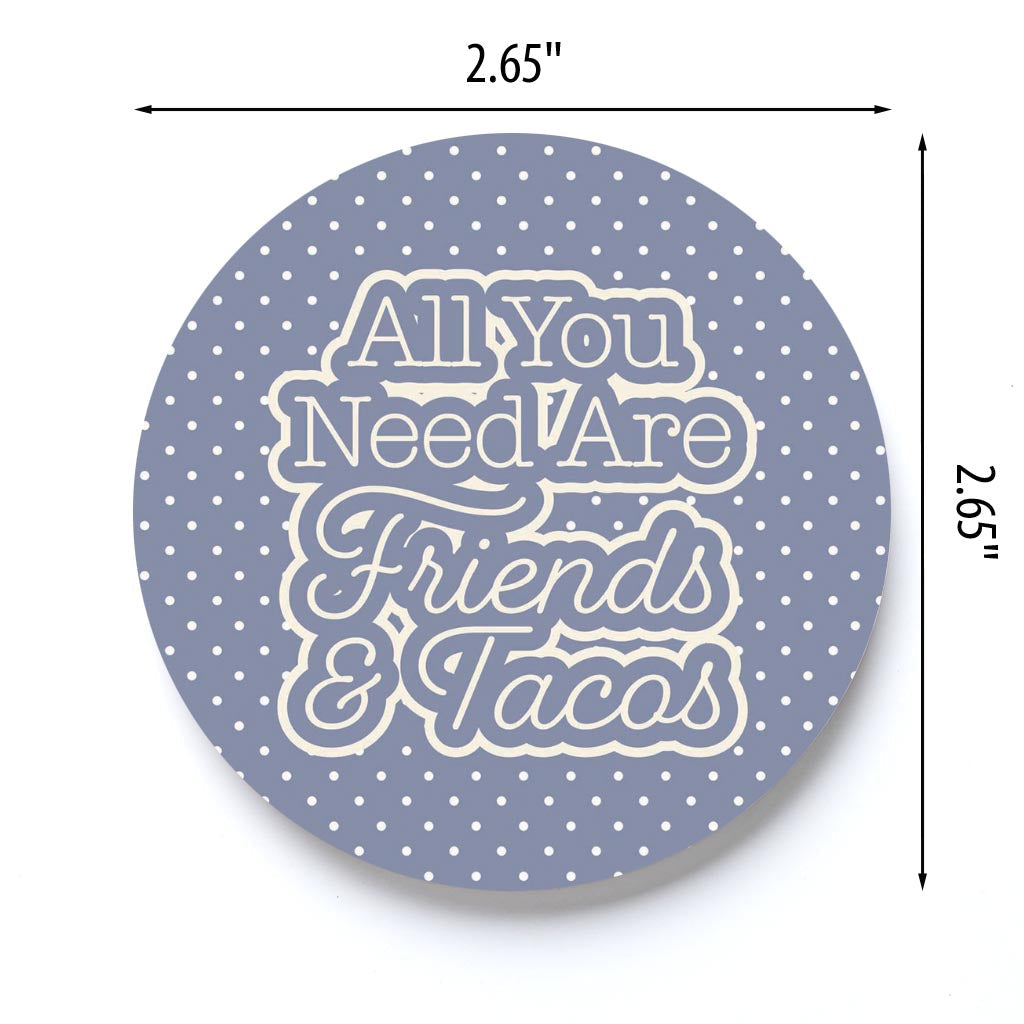 Valentine's Day Friends & Tacos | 2.65x2.65