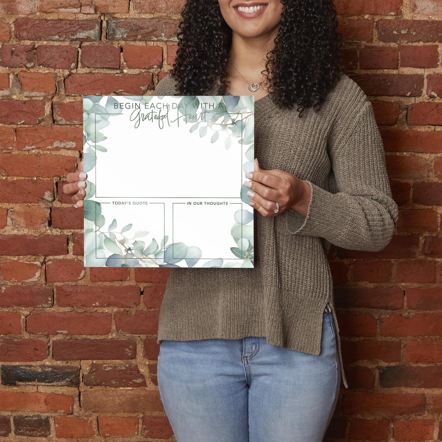 Eucalyptus Gratitudes Grateful Heart | 12x12