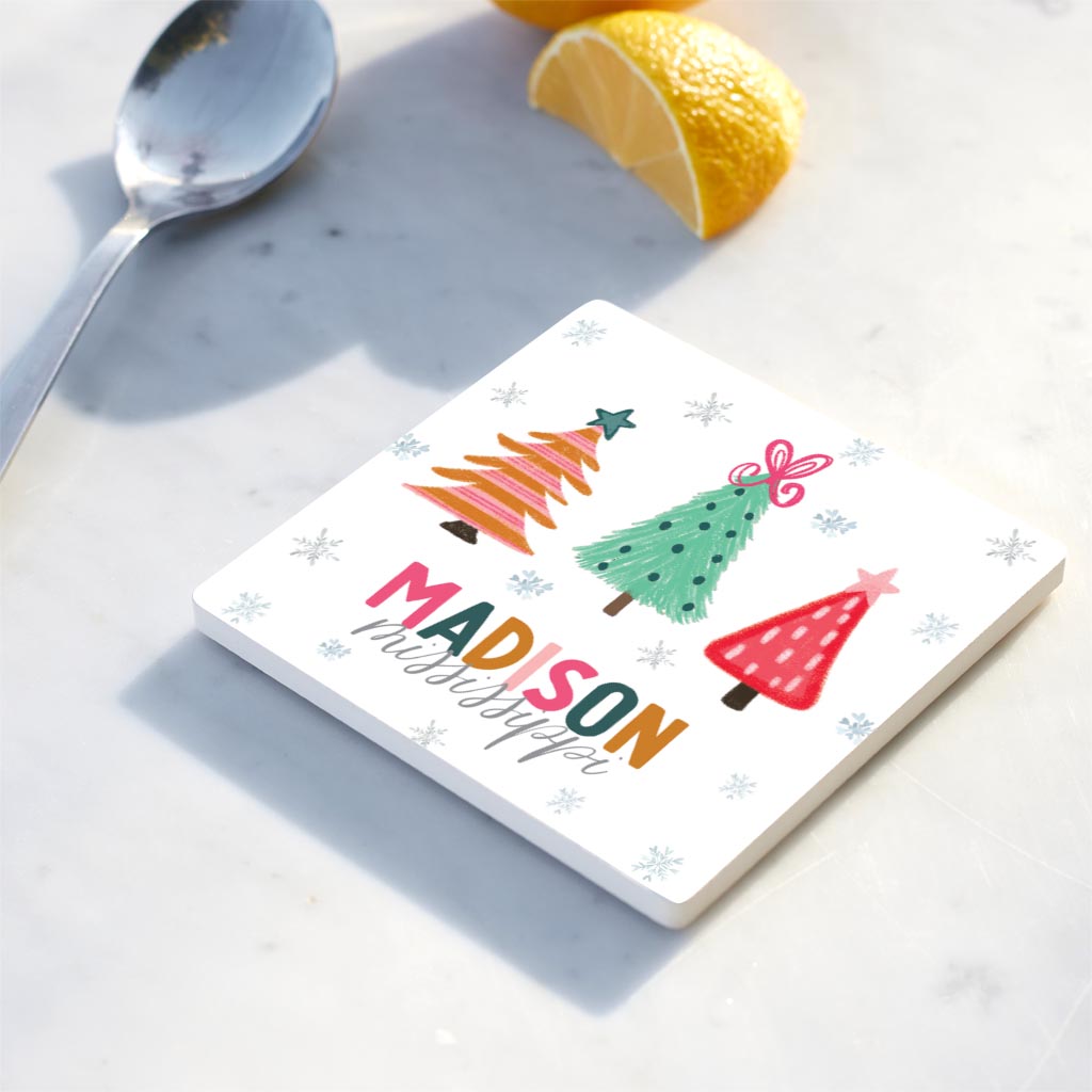 Sq Coaster Love Local Whimsy Wonderland Bright  | 4x4