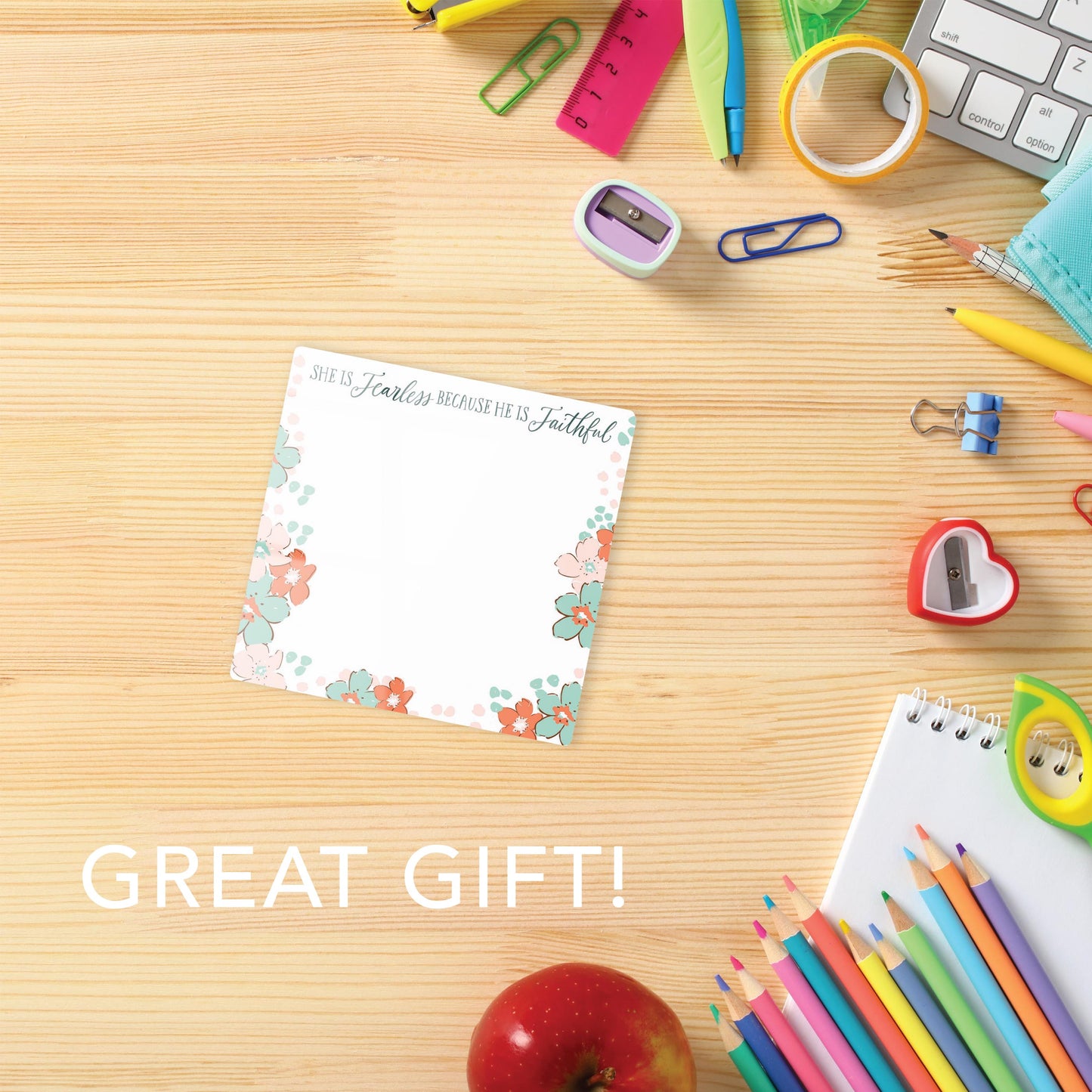 Clairmont & Co Faith She Is Fearless Notes | 4x4