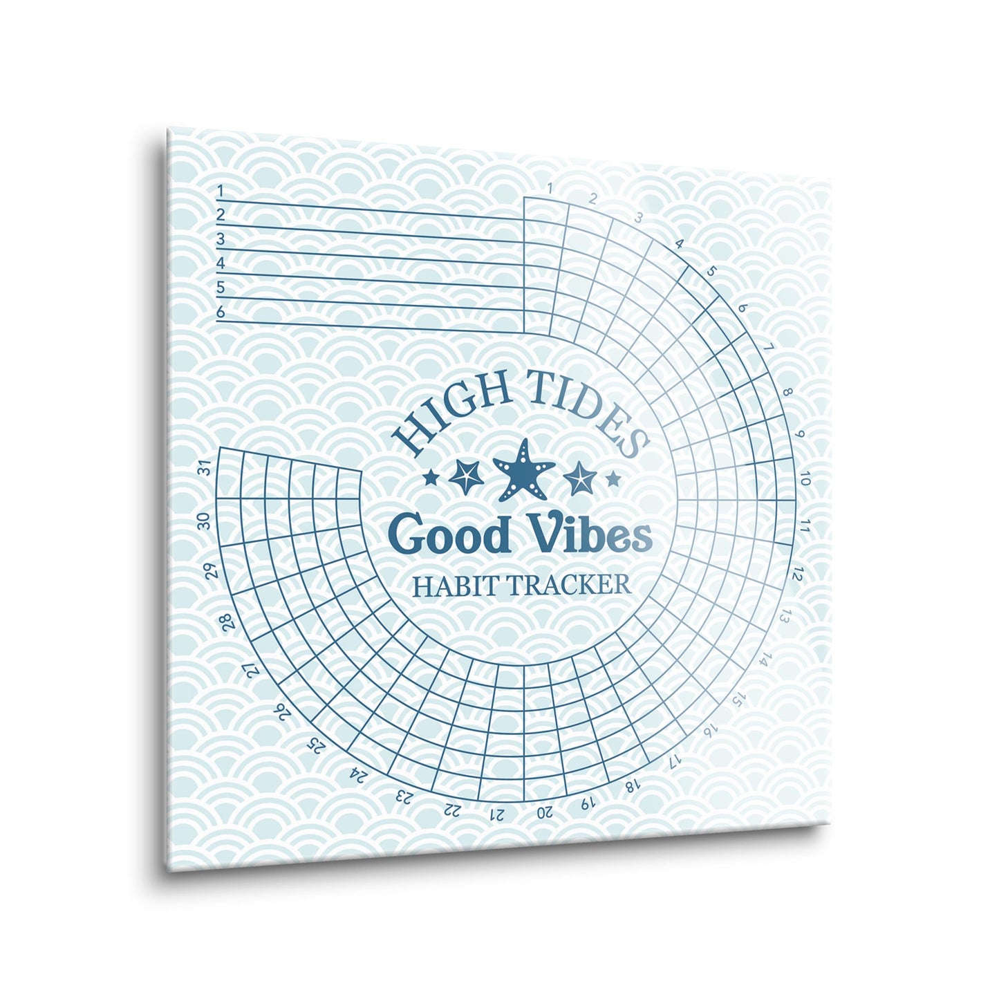 Coastal High Tides Good Vibes | 8x8