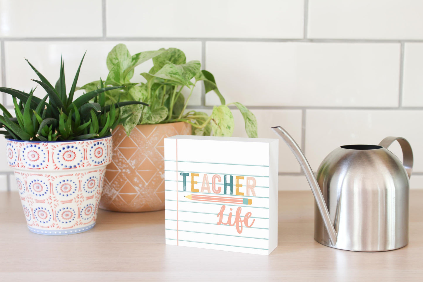 Pastel Teacher Life | 5x5
