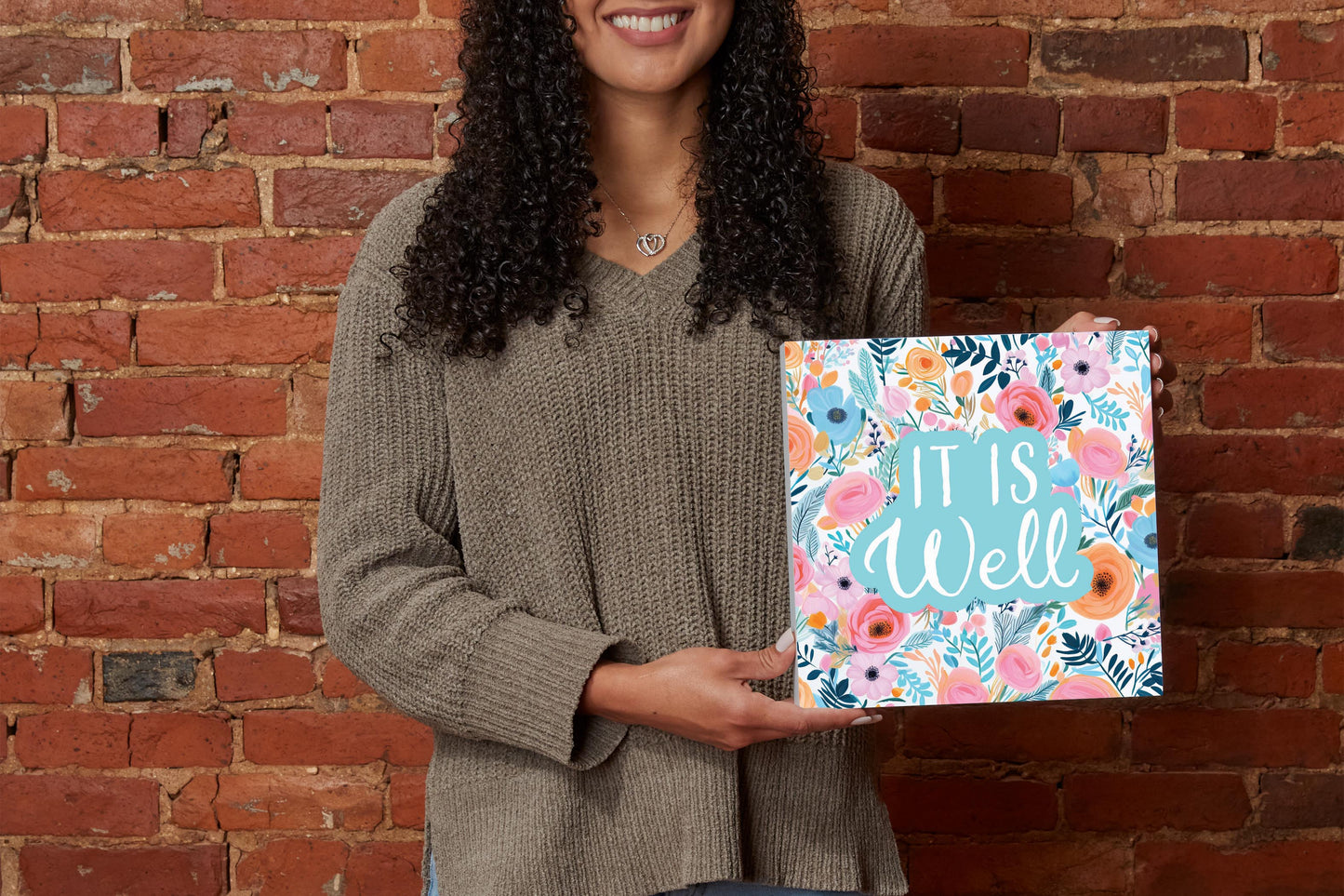 Spring Pastel It Is Well | 10x10
