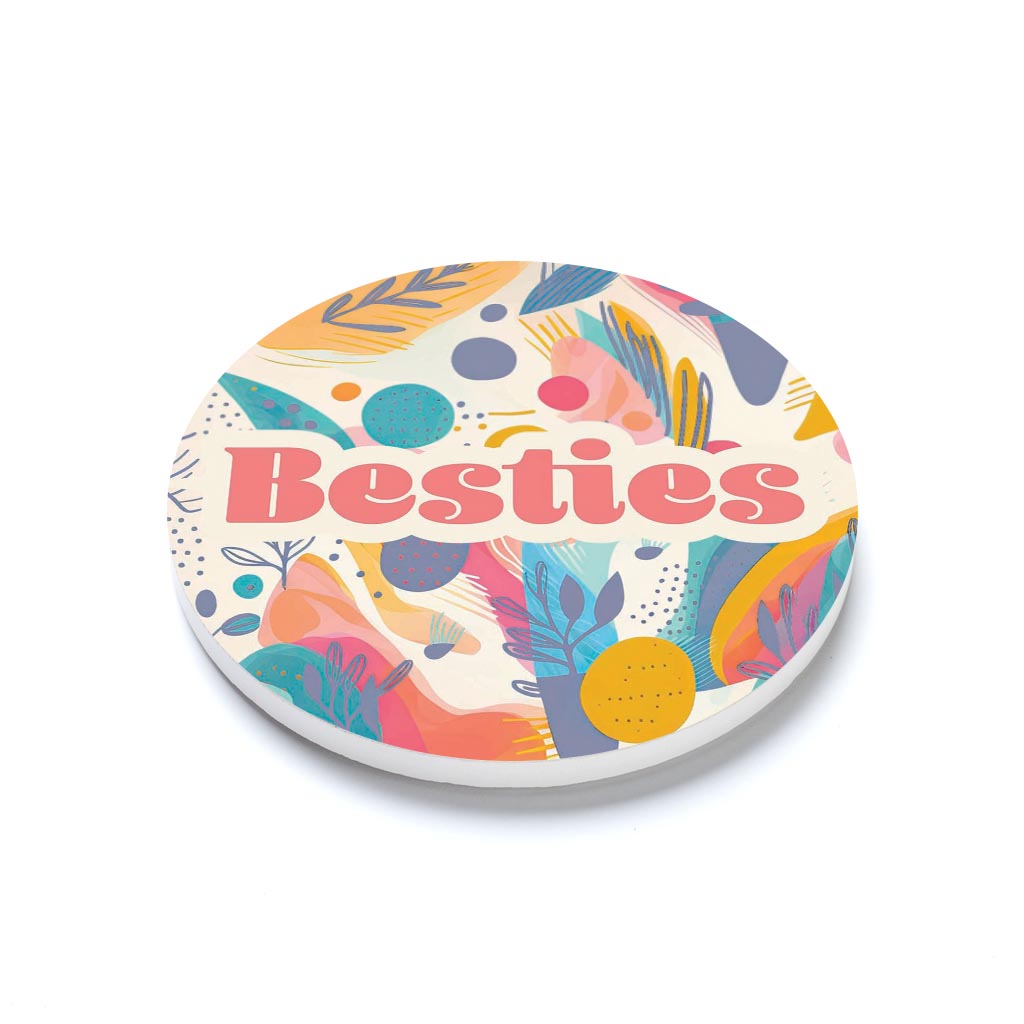 Valentine's Day Besties Abstract Pattern | 4x4