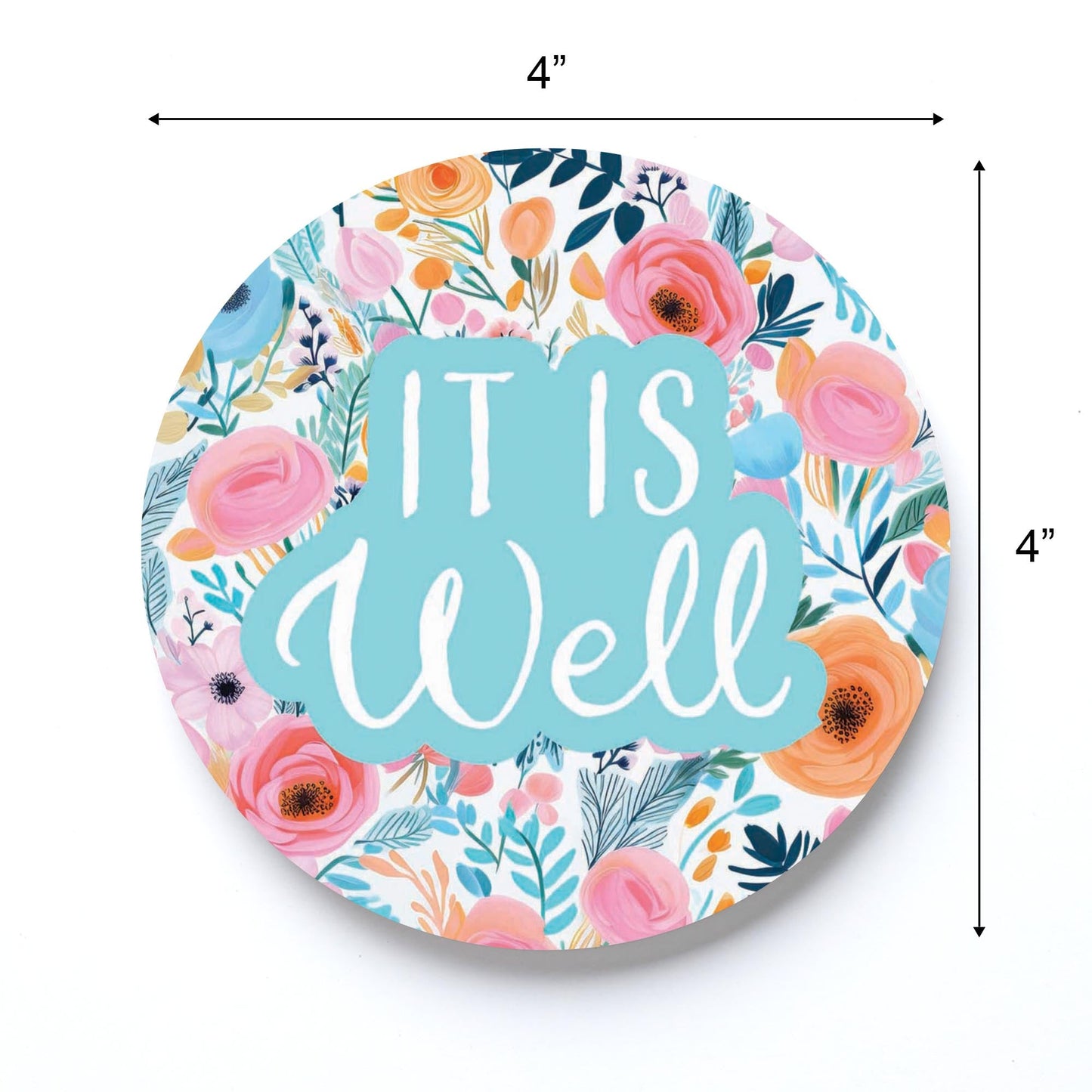 Spring Pastel It Is Well | 4x4