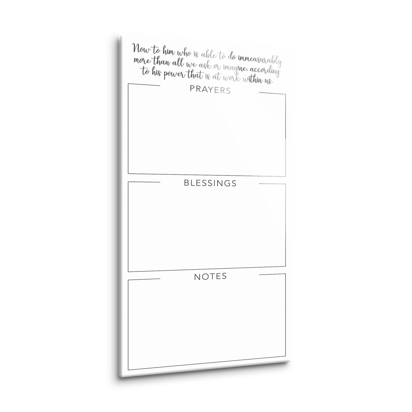 Minimalistic Prayers, Blessings & Notes | 8x16