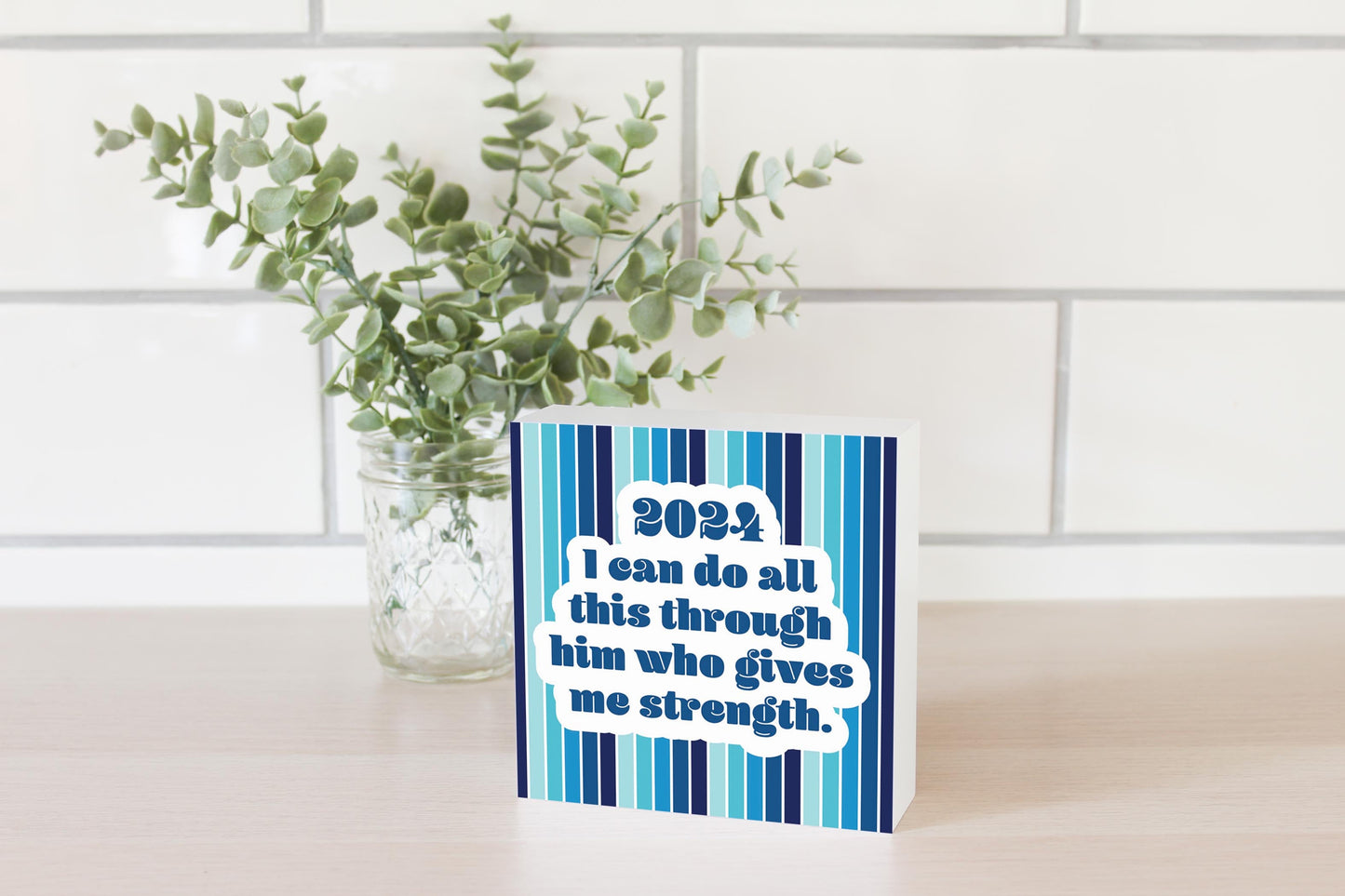 Graduation 2024 I Can Do All This Blue Stripe | 5x5