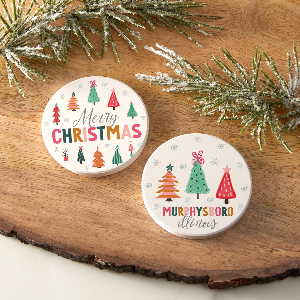 Car Coaster Love Local Whimsy Wonderland Bright Set| 2.65x2.65