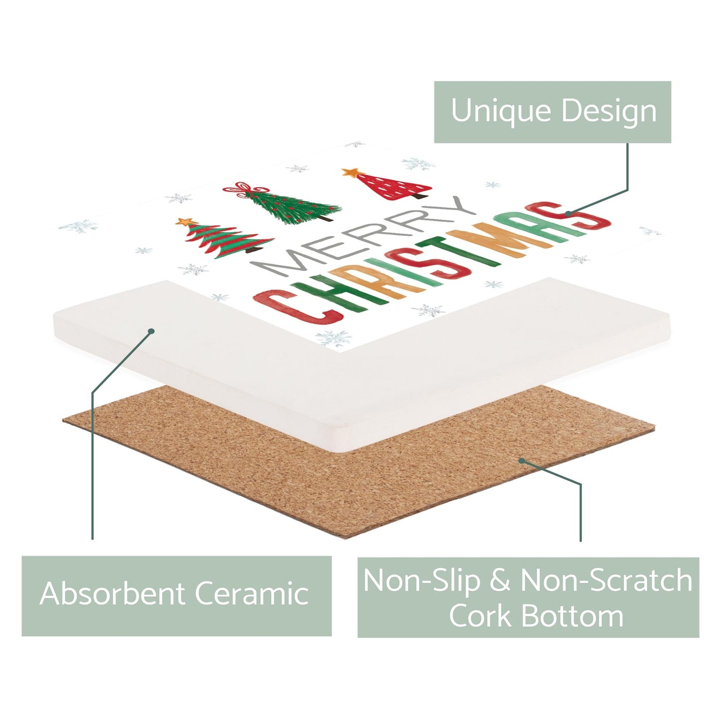 Clairmont & Co Whimsy Trad Merry Christmas 1 | 4x4