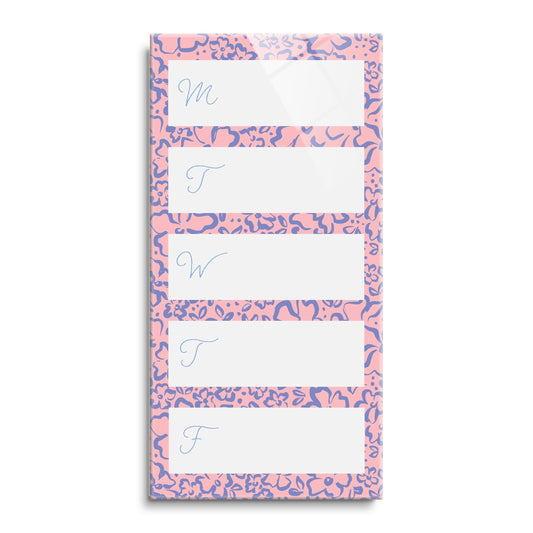 Clairmont & Co Faith Pink Week Chart | 12x24