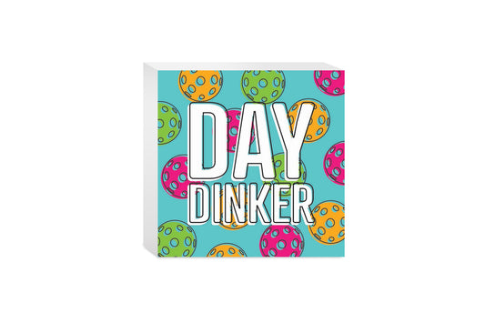 Neon Pickleball Day Dinker Blue | 5x5