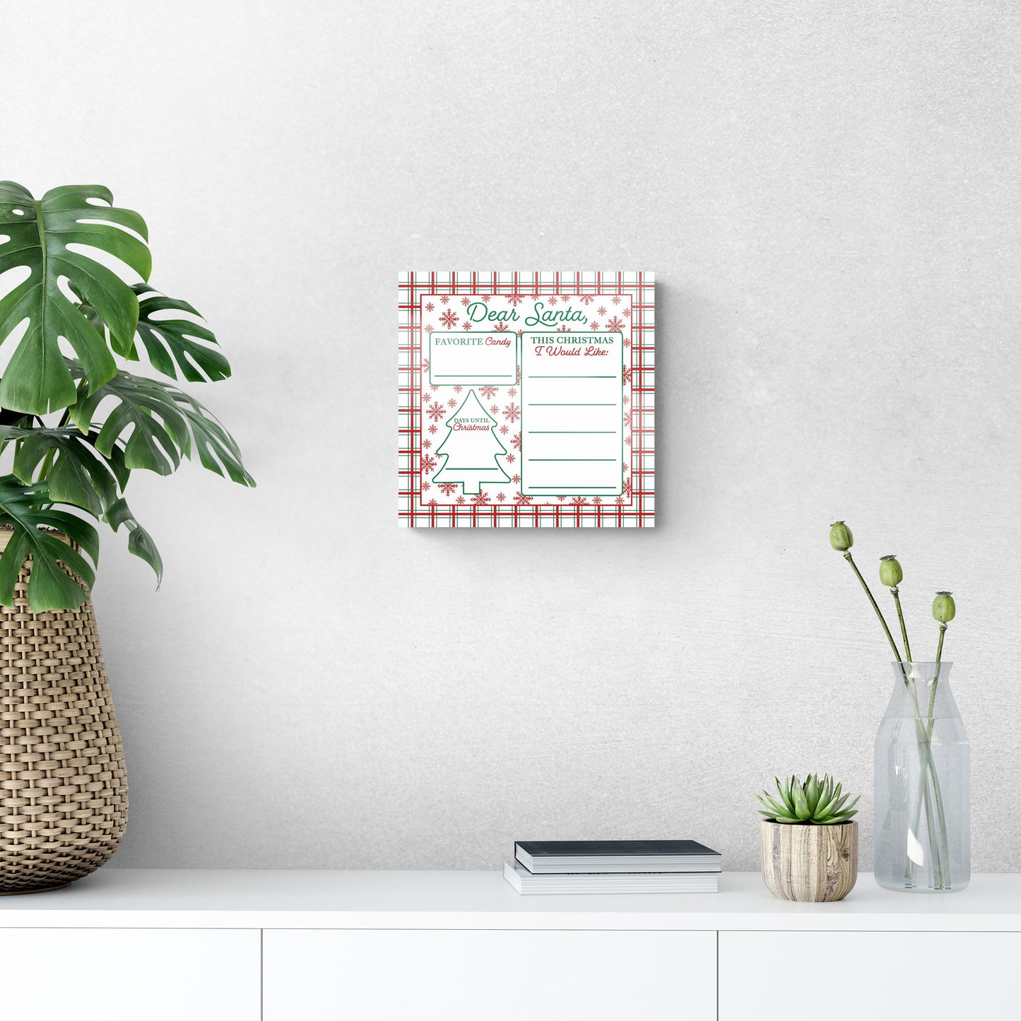 Classy Christmas Dear Santa | 12x12