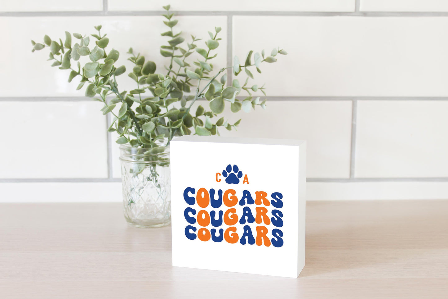 Clairmont & Co Game Day Wave Cougars | 5x5
