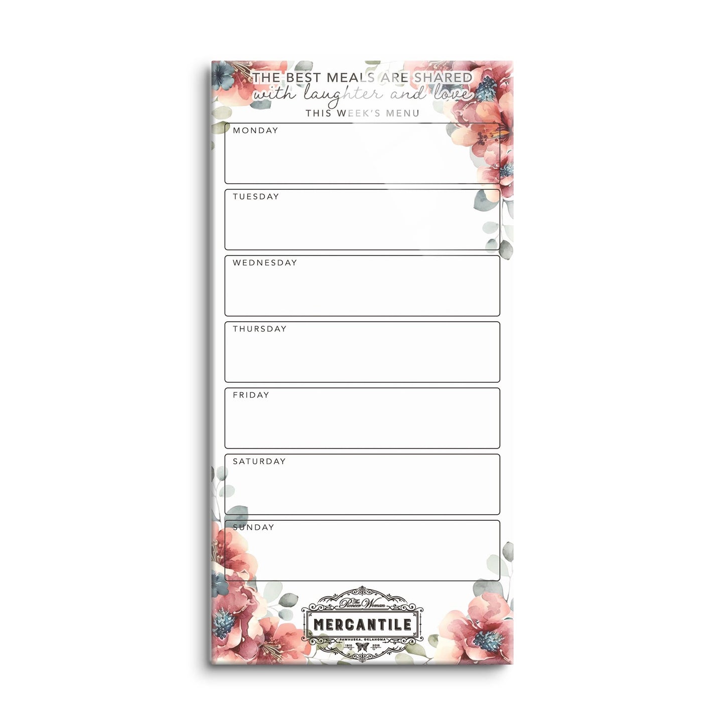 Floral Laughter and Love Mercantile | 8x16