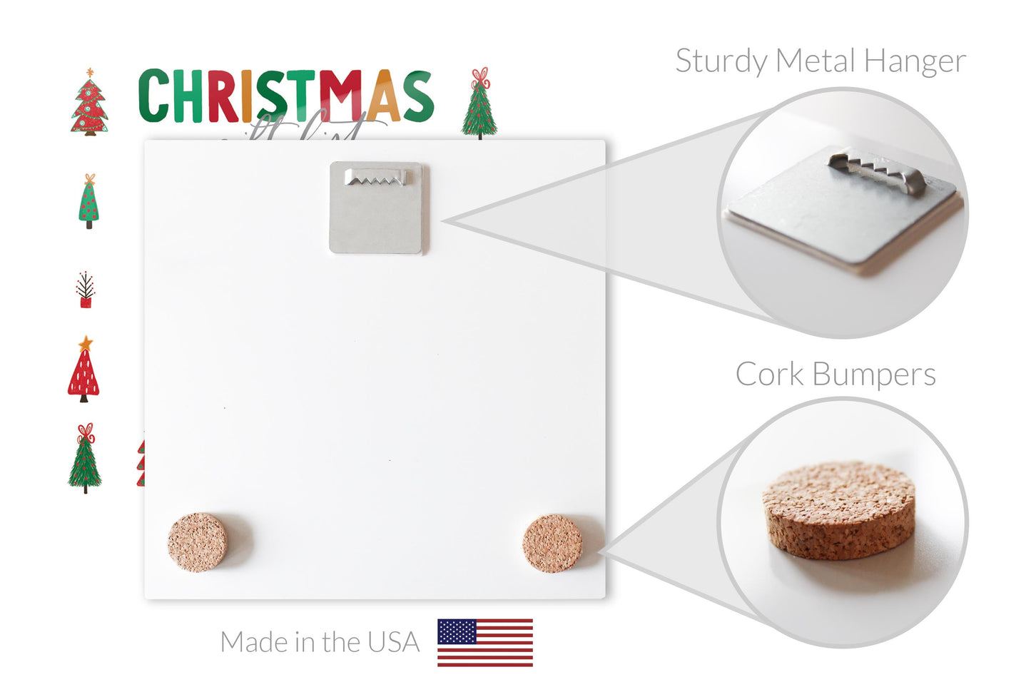 Clairmont & Co Whimsy Trad Christmas Gift List | 8x8