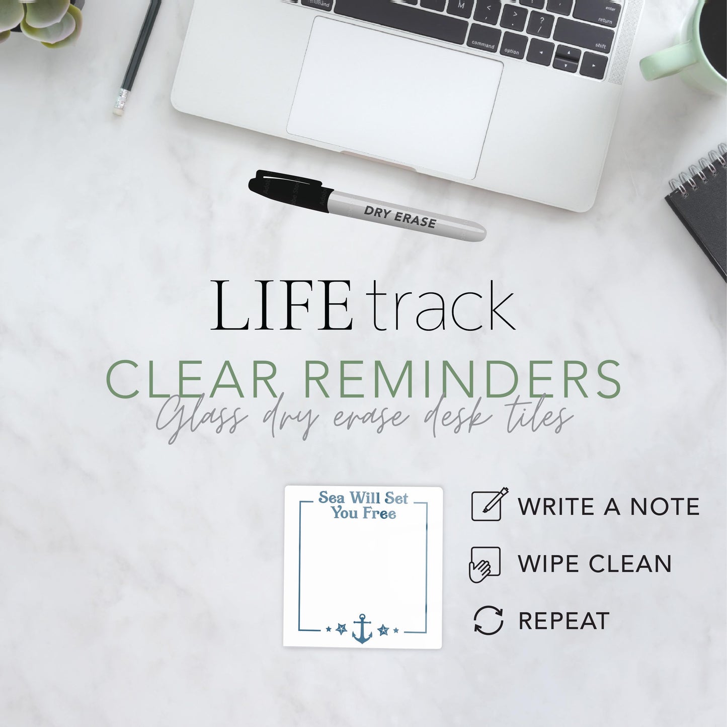 Coastal Sea Will Set You Free Notes | 4x4