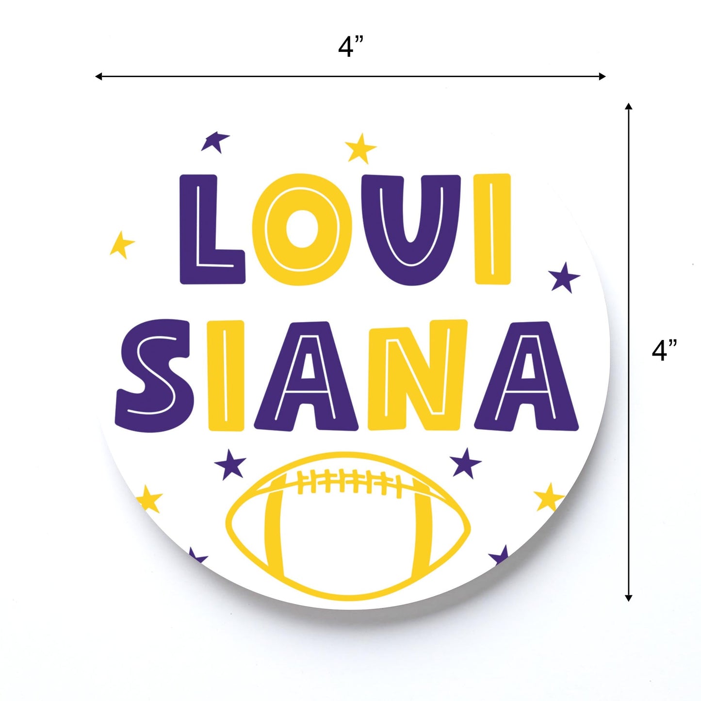 Clairmont & Co Game Day Stars Louisiana | 4x4