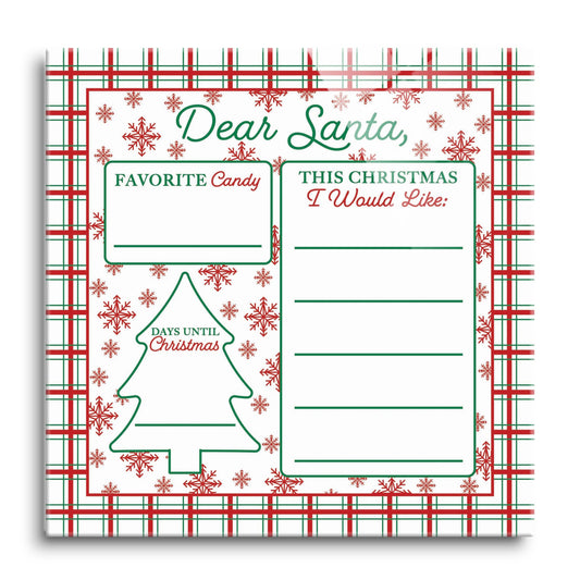 Classy Christmas Dear Santa | 12x12