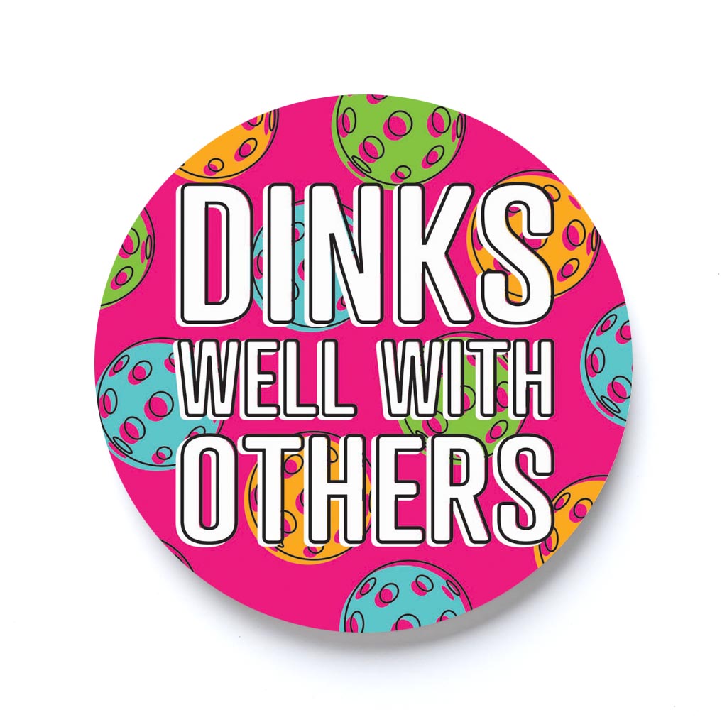Neon Pickleball Dinks Well | 2.65x2.65