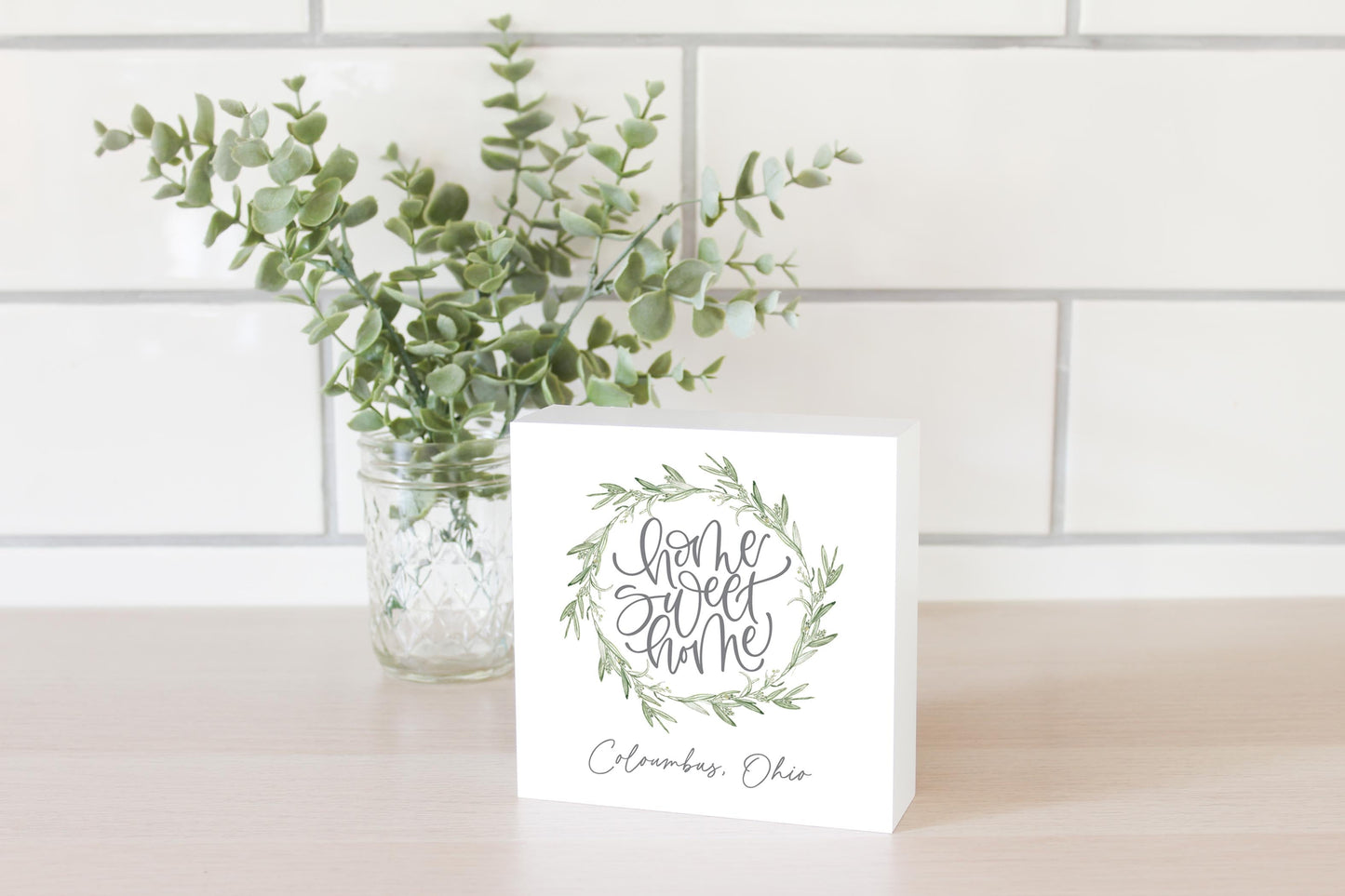 Clairmont & Co Local Home Sweet Home Wreath | 5x5