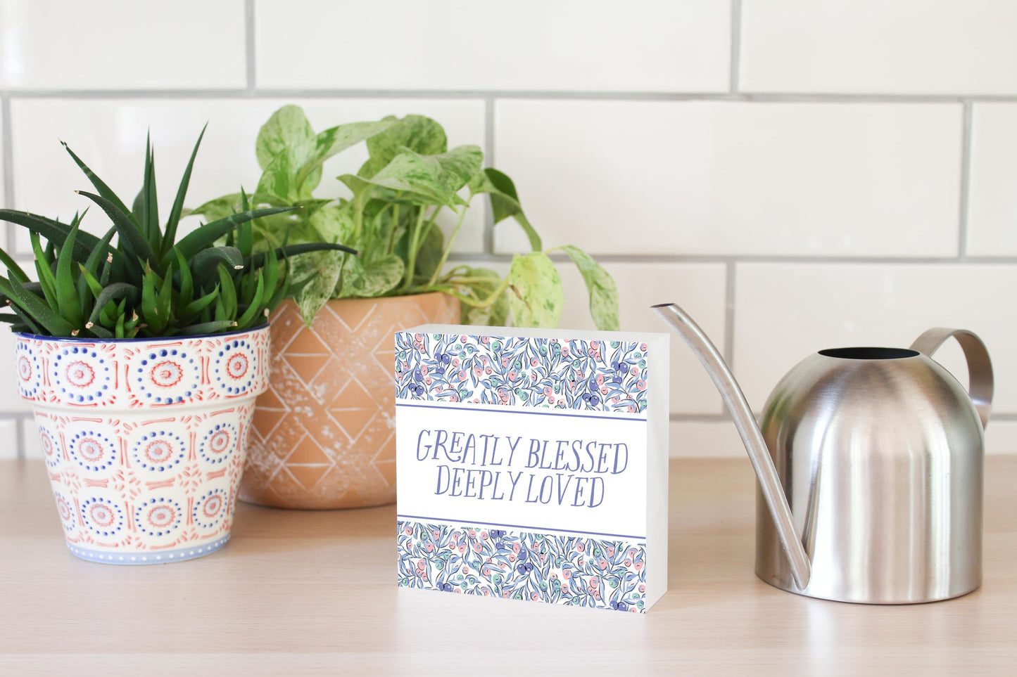 Clairmont & Co Faith Greatly Blessed Deeply Loved | 5x5