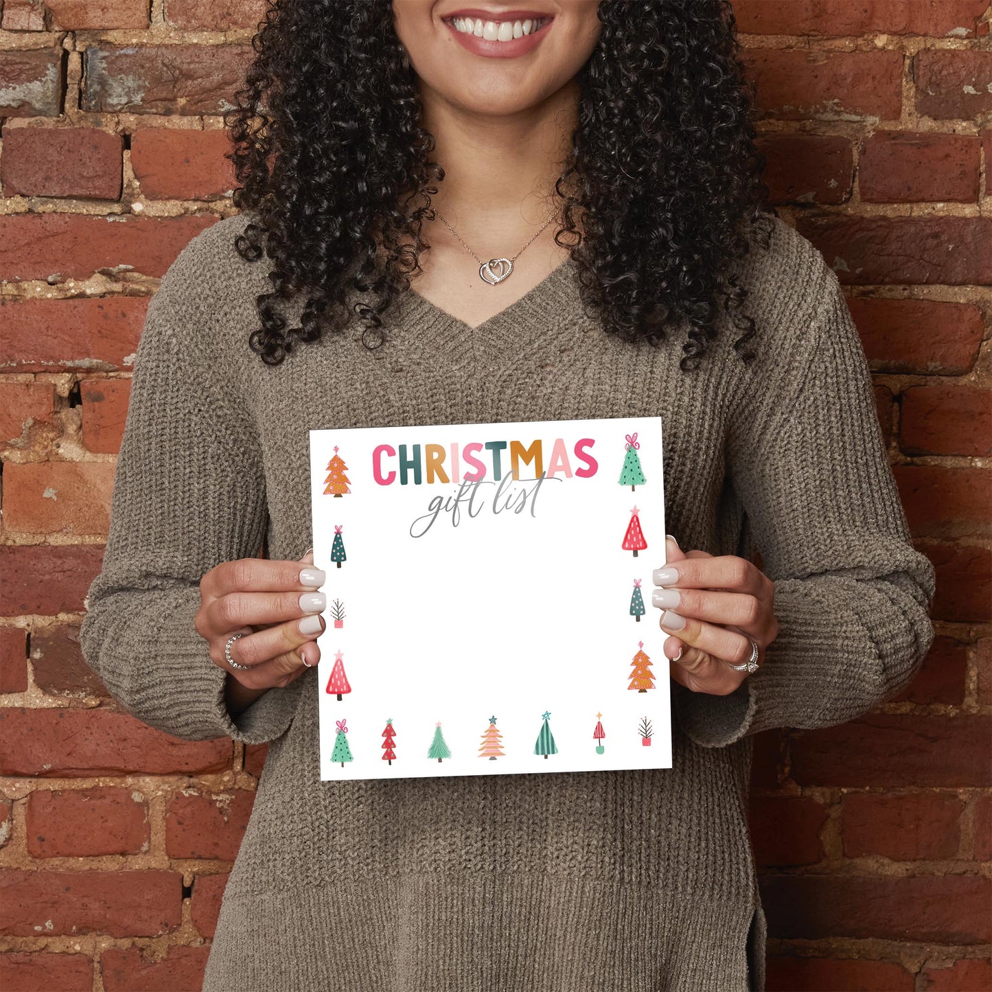 Clairmont & Co Whimsy Bright Christmas Gift List | 8x8