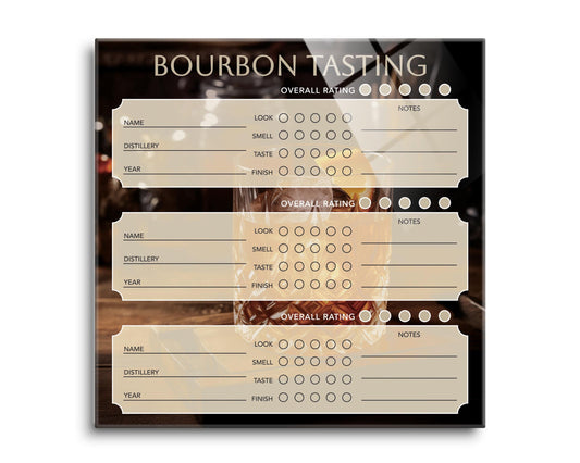 Bourbon Tasting Tracker | 8x8