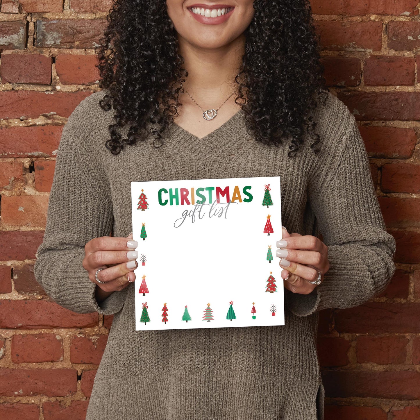 Clairmont & Co Whimsy Trad Christmas Gift List | 8x8