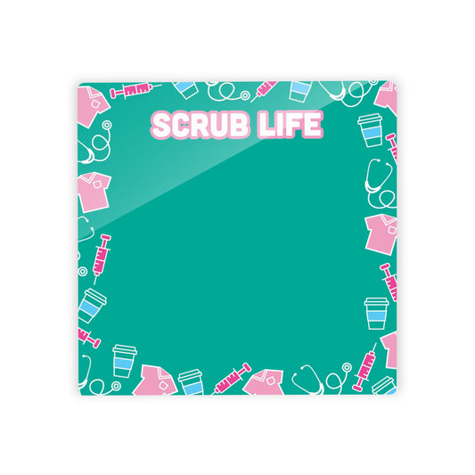 Clear Reminder-Scrub Life Icons Green | 4x4