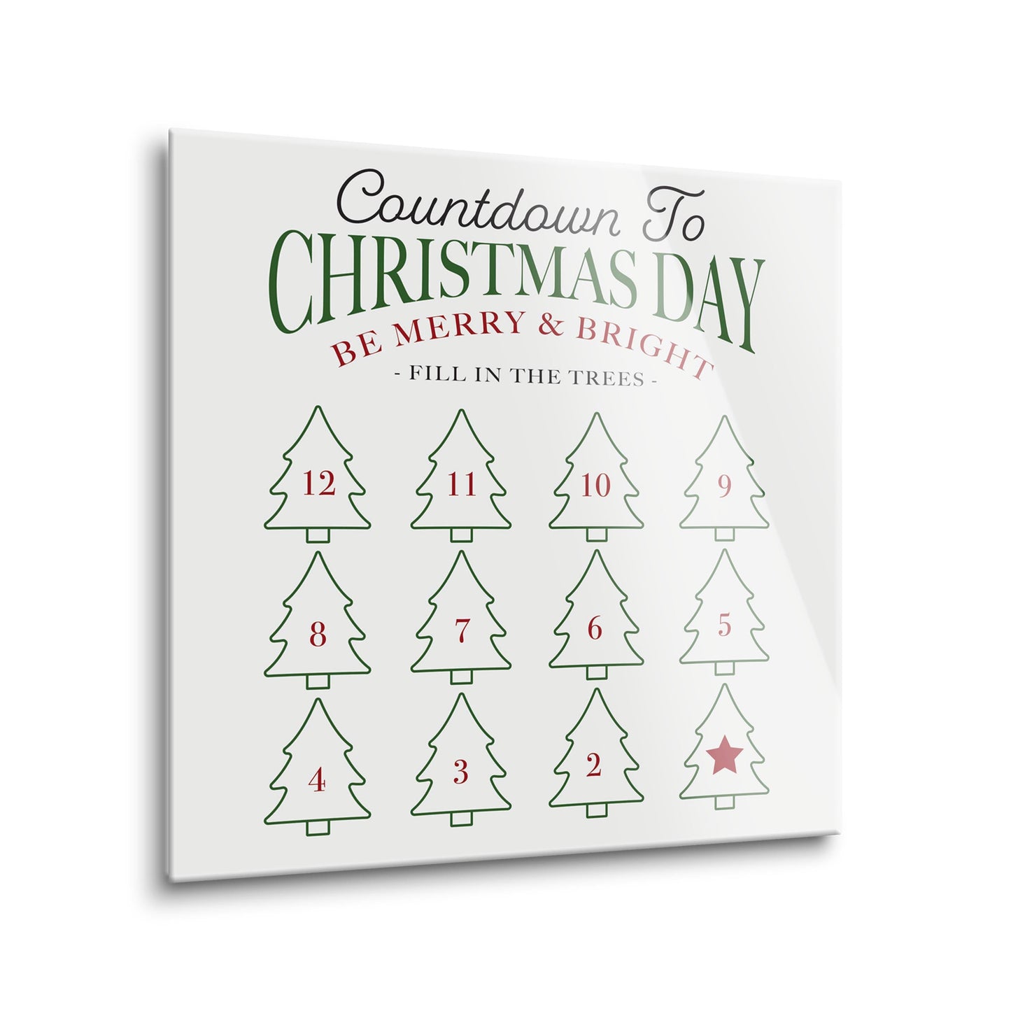 Countdown to Christmas Day Trees | 8x8